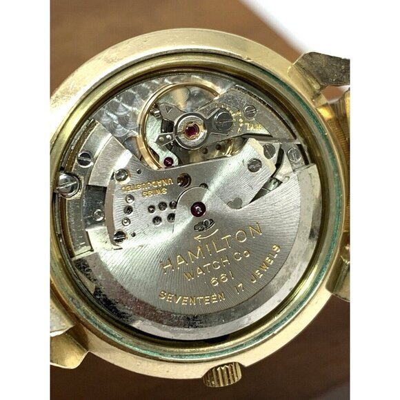 Hamilton Men's Watch 661 Vintage Swiss Hand Wind 10k Gold Filled Case K402 34mm - Picture 7 of 15